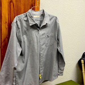 Black and white checked men’s xl shirt